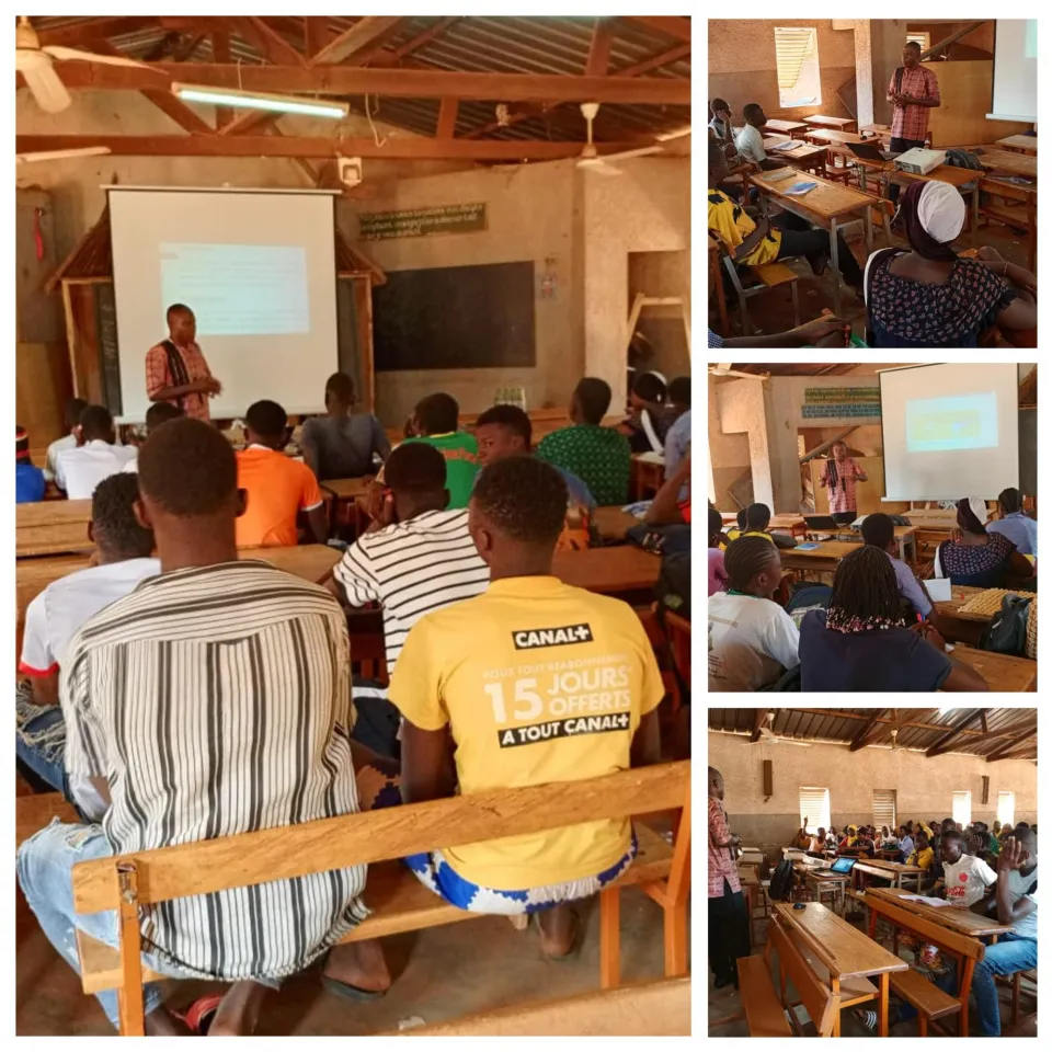 Formation en entreprenariat bara sira au profit des bénéficiaires du CDEJ BF 0463.