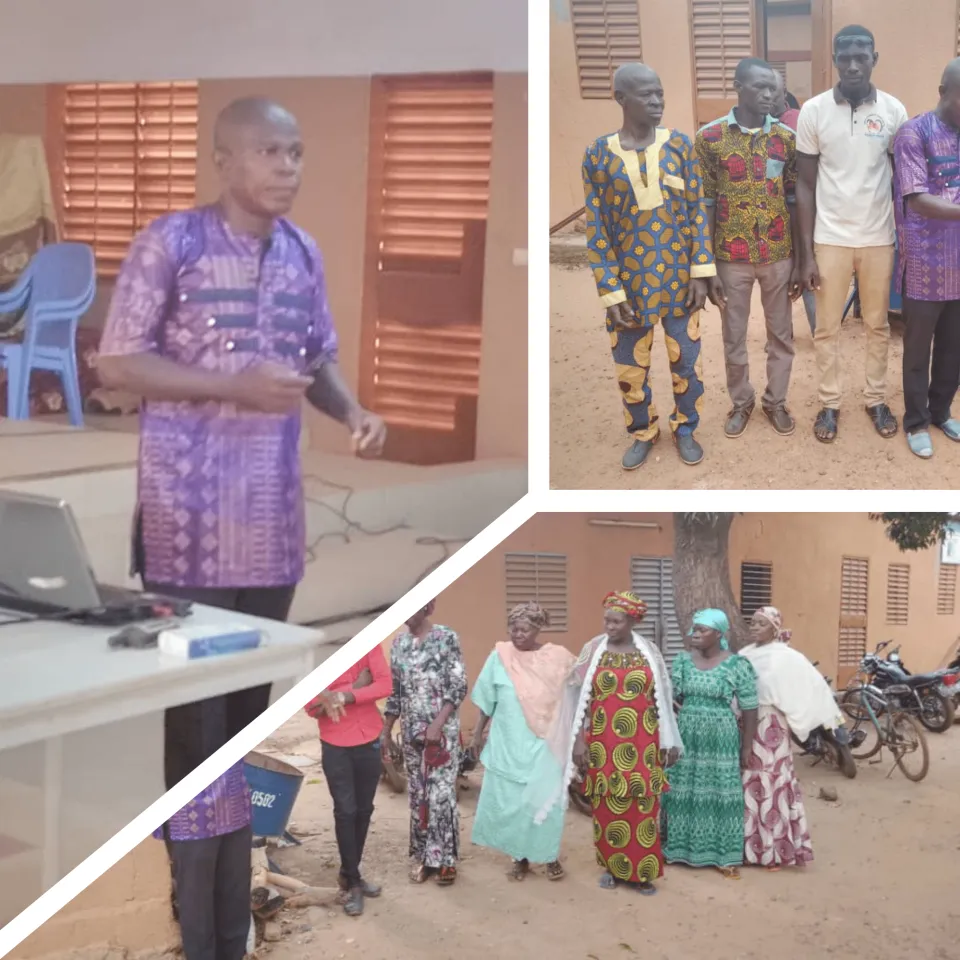 Formation en Agriculture au Profit des Bénéficiaires du Cluster Bobo Nord